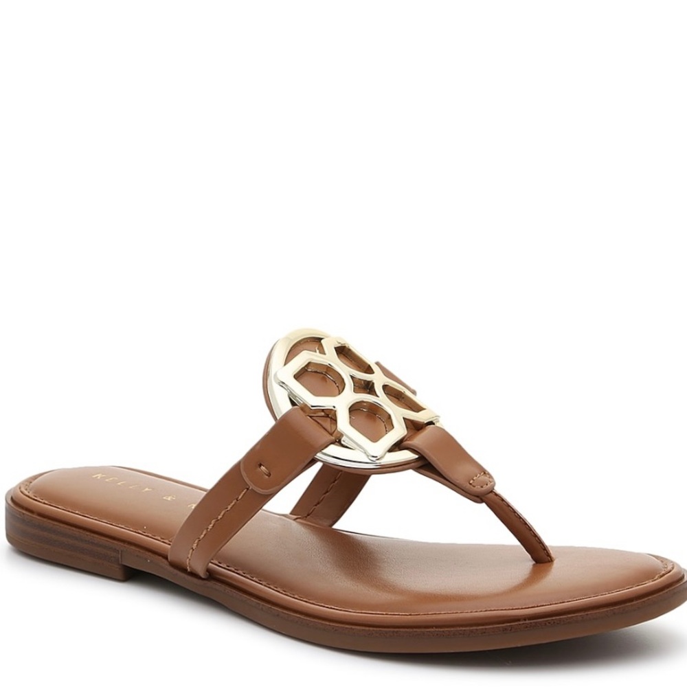 Kelly & Katie Dahlin Sandal Cognac size 8 New in box